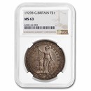 1929-B Great Britain Trade Dollar MS-63 NGC
