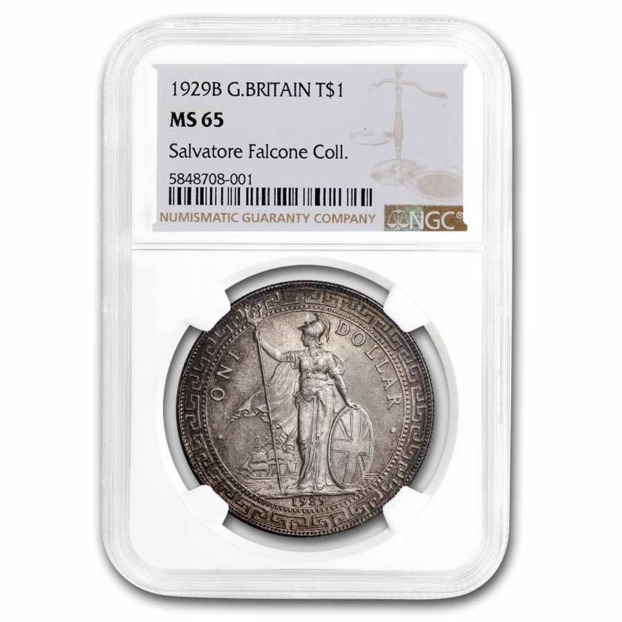 Buy 1929B Great Britain Trade Dollar MS65 NGC APMEX