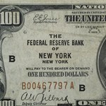 1929 (B-New York) $100 Brown Seal FRBN VF (Fr#1890-B)
