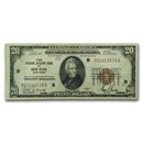 1929 (B-New York) $20 Brown Seal FRBN XF (Fr#1870-B)