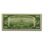 1929 (B-New York) $50 Brown Seal FRBN VF (Fr#1880-B)