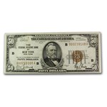 1929 (B-New York) $50 Brown Seal FRBN XF (Fr#1880-B)