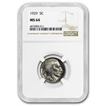 1929 Buffalo Nickel MS-64 NGC