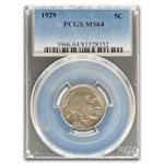 1929 Buffalo Nickel MS-64 PCGS