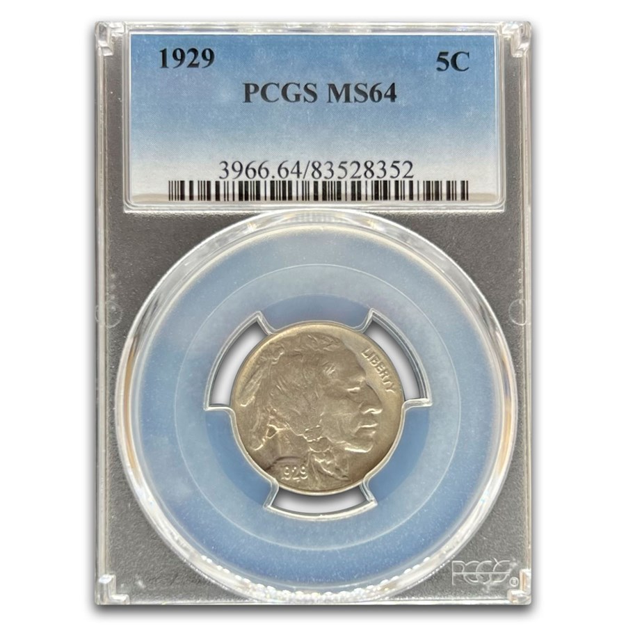 1929 Buffalo Nickel MS-64 PCGS