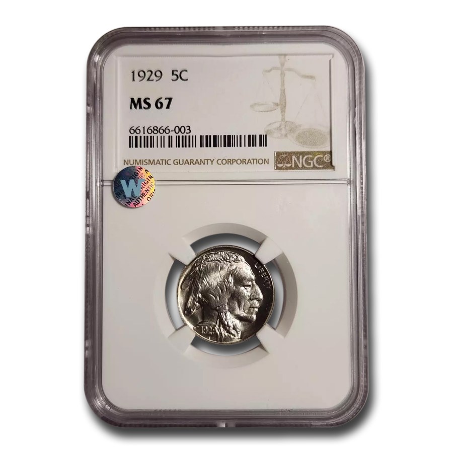 1929 Buffalo Nickel MS-67 NGC