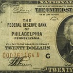 1929 (C-Philadelphia) $20 Brown Seal FRBN Fine (Fr#1870-C)