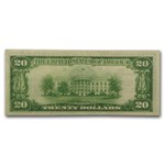 1929 (C-Philadelphia) $20 Brown Seal FRBN VF (Fr#1870-C)