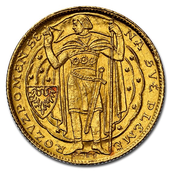 1929 Czechoslovakia Gold Ducat MS-64 NGC 1929 Czechoslovakia Gold Ducat MS-64 NGC