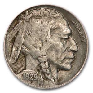 1929-D Buffalo Nickel Fine 1929-D Buffalo Nickel Fine