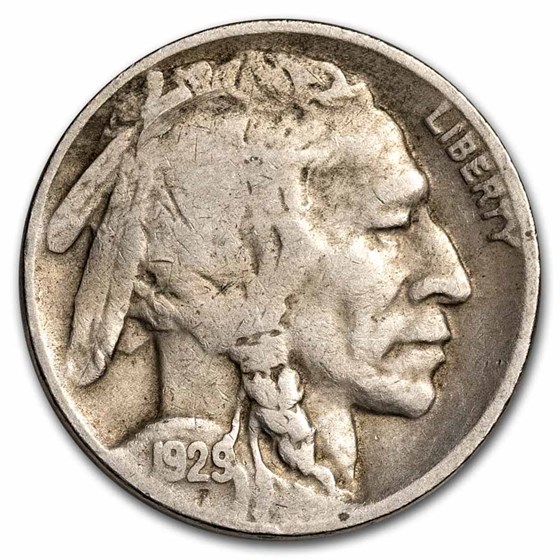 1929-D Buffalo Nickel Good/VG 1929-D Buffalo Nickel Good/VG