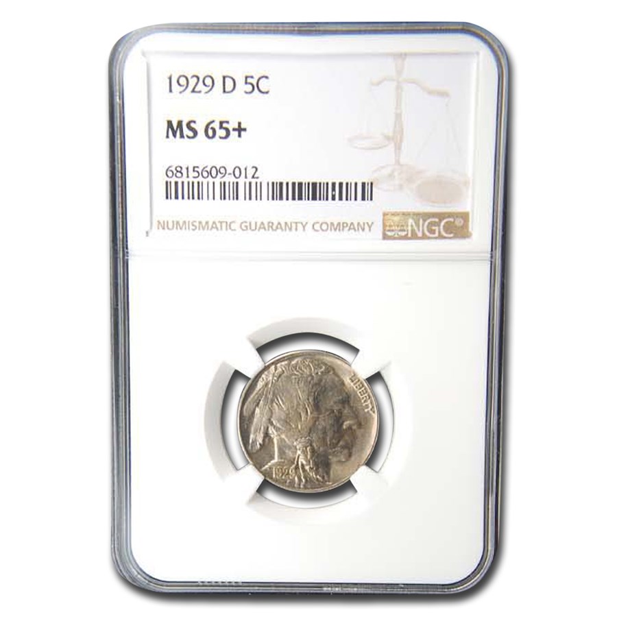 1929-D Buffalo Nickel MS-65+ NGC