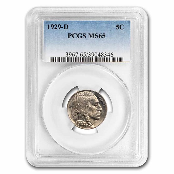1929-D Buffalo Nickel MS-65 PCGS 1929-D Buffalo Nickel MS-65 PCGS