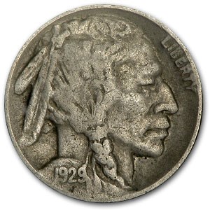 1929-D Buffalo Nickel VF