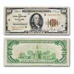 1929 (D-Cleveland) $100 Brown Seal FRBN VF Details (Fr#1890-D)