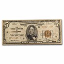 1929 (D-Cleveland) $5.00 Brown Seal FRBN VG (Fr#1850-D)