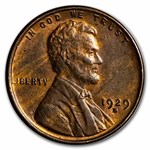 1929-D Lincoln Cent BU (Red/Brown)