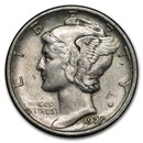 1929-D Mercury Dime XF