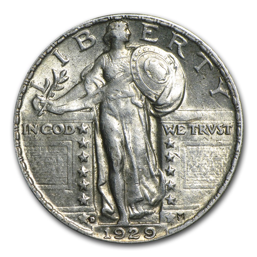 1929-D Standing Liberty Quarter AU