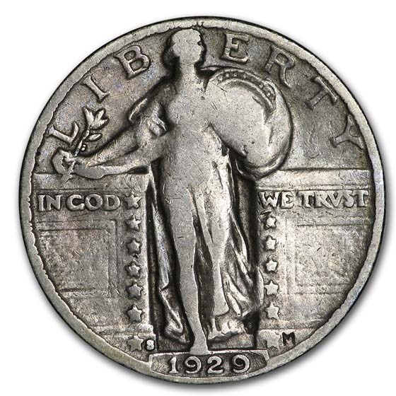 1929-D Standing Liberty Quarter Good/VG 1929-D Standing Liberty Quarter Good/VG