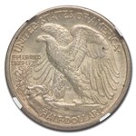1929-D Walking Liberty Half Dollar AU-58 NGC