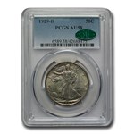 1929-D Walking Liberty Half Dollar AU-58 PCGS CAC