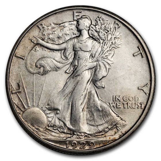 1929-D Walking Liberty Half Dollar BU 1929-D Walking Liberty Half Dollar BU