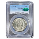 1929-D Walking Liberty Half Dollar MS-63 PCGS CAC