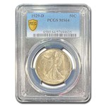 1929-D Walking Liberty Half Dollar MS-64 PCGS