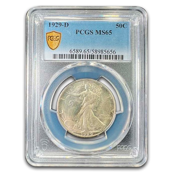 1929-D Walking Liberty Half Dollar MS-65 PCGS