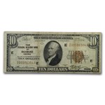 1929 (E-Richmond) $10 Brown Seal FRBN VF (Fr#1860-E)