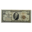 1929 (E-Richmond) $10 Brown Seal FRBN VF (Fr#1860-E)