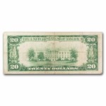 1929 (E-Richmond) $20 Brown Seal FRBN Fine (Fr#1870-E)