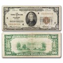 1929 (E-Richmond) $20 Brown Seal FRBN Fine (Fr#1870-E)