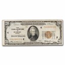1929 (E-Richmond) $20 Brown Seal FRBN Fine (Fr#1870-E)