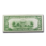 1929 (F-Atlanta) $20 Brown Seal FRBN CU (Fr#1870-F)