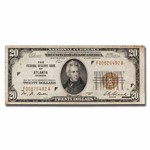 1929 (F-Atlanta) $20 Brown Seal FRBN Fine (Fr#1870-F)