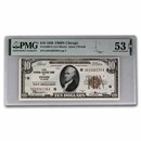 1929 (G-Chicago) $10 Brown Seal FRBN AU-53 EPQ PMG (Fr#1860-G)