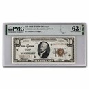 1929 (G-Chicago) $10 Brown Seal FRBN CU-63 EPQ PMG (Fr#1860-G)