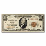 1929 (G-Chicago) $10 Brown Seal FRBN Fine (Fr#1860-G) Details
