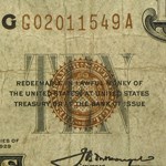 1929 (G-Chicago) $10 Brown Seal FRBN Fine (Fr#1860-G)