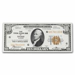1929 (G-Chicago) $10 Brown Seal FRBN XF (Fr#1860-G)
