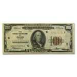 1929 (G-Chicago) $100 Brown Seal FRBN VF (Fr#1890-G)