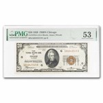 1929 (G-Chicago) $20 Brown Seal FRBN AU-53 PMG (Fr#1870-G)