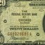 1929 (G-Chicago) $20 Brown Seal FRBN Fine (Fr#1870-G)