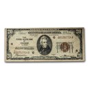 1929 (G-Chicago) $20 Brown Seal FRBN VF (Fr#1870-G)