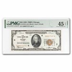 1929 (G-Chicago) $20 Brown Seal FRBN XF-45 EPQ PMG (Fr#1870-G)