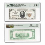 1929 (G-Chicago) $20 Brown Seal FRBN XF-45 EPQ PMG (Fr#1870-G)