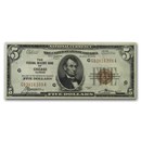 1929 (G-Chicago) $5.00 Brown Seal FRBN VF (Fr#1850-G)