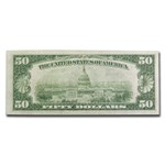 1929 (G-Chicago) $50 Brown Seal FRBN VF (Fr#1880-G) Details